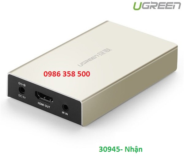 Bộ nhận HDMI sang Lan 120M Ugreen 30945 cao cấp