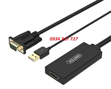 Cáp chuyển đổi VGA to HDMI Unitek Y-8711
