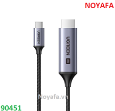 Cáp chuyển USB-C sang HDMI 8K UGREEN 90451 dài 1.5m - Hỗ trợ độ phân giải siêu nét