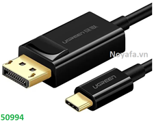 Cáp chuyển USB Type C sang DisplayPort UGREEN 50994 dài 1.5m (Đen) cao cấp