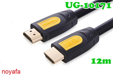 Cáp HDMI 12M Ugreen 10171 hỗ trợ HD, 2k, 4k chính hãng