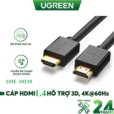 Cáp HDMI 15m Ugreen 10111 hỗ trợ HD, 2k, 4k cao cấp