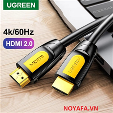 Dây Cáp HDMI 2.0 dài 1M hỗ trợ 4K@60Hz 3D/HDR/ARC Ugreen 10115 cao cấp