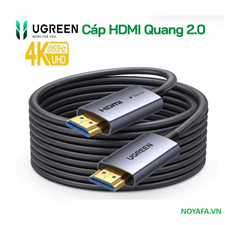 Cáp HDMI 2.0 Sợi Quang AOC Ugreen HD178 45511 dài 80M Hỗ Trợ 4K@60Hz cao cấp