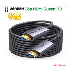 Cáp HDMI 2.0 Sợi Quang Ugreen HD178 45503 dài 10M Hỗ Trợ 4K@60Hz cao cấp