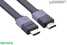 Cáp HDMI 5M dẹt chính hãng Ugreen UG 30112 hỗ trợ 3D 4K