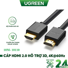 Cáp HDMI dài 10m hỗ trợ 4K,2K Full HD Ugreen UG-10110 cao cấp