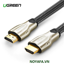 Cáp HDMI Ugreen 11197 dài 15m 3D 4K x 2K FULL HD 1.4v (Đầu hợp kim, bọc sợi nylon-chống nhiễu