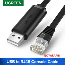 Cáp Lập Trình Console USB sang RJ45 FTDI Ugreen 60813 dài 3M cao cấp