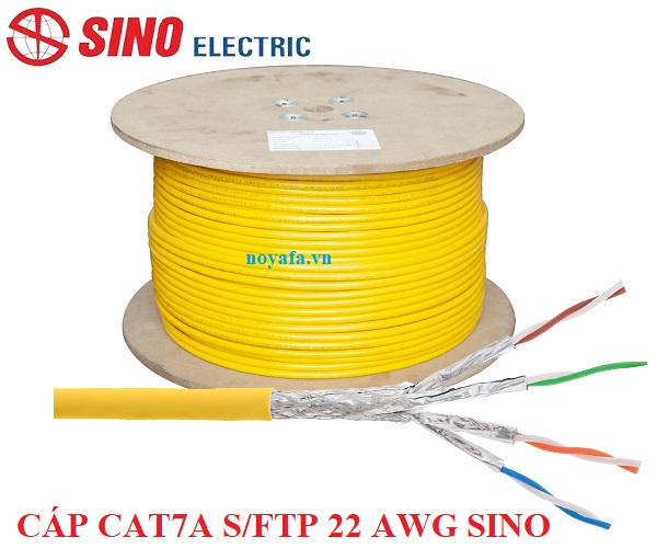Cáp mạng SINO CAT7A S/FTP cao cấp S/FTP/CAT7A/112/SN