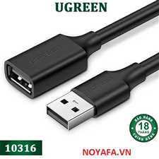 Cáp USB 2.0 nối dài 2m chính hãng Ugreen UG-10316 cao cấp