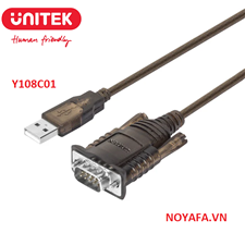 Cáp USB 2.0 sang RS232 dài 3M Unitek Y-108C01 cao cấp