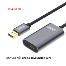 Cáp USB Nối Dài 2.0 30M UNITEK Y275 cao cấp