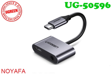 Cáp USB Type C sang Audio 3.5mm kèm cổng sạc UGREEN 50596