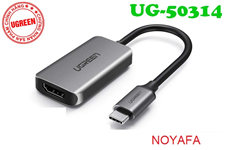 Cáp USB Type C sang HDMI vỏ nhôm Ugreen 50314