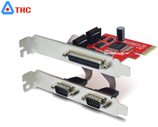 Card PCI-E to RS232 và Parallel Unitek Y-7508