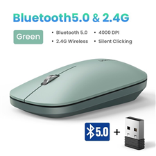 Chuột không dây Slim 2.4Ghz + Bluetooth 5.0 DPI 4000 Ugreen 25159 cao cấp