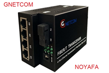 Converter quang Gnetcom 4 Cổng Ethernet 10/100M I PN: GNC-1114S-20B