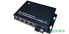 Converter quang Gnetcom 4 Cổng Lan 10/100/1000M ( PN: GNC-2114S-20A )