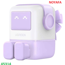 Củ sạc nhanh GaN 65W 3 cổng UGREEN 35314 màu tím - Hỗ trợ PD, QC, PPS