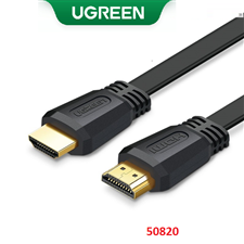 Dây cáp HDMI 2.0 4K@60Hz dây dẹt siêu mỏng dài 3M Ugreen 50820 cao cấp