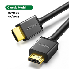 Dây cáp HDMI 2.0 dài 2M hỗ trợ 4K@60Hz 3D/HDR/ARC Ugreen 10107 cao cấp