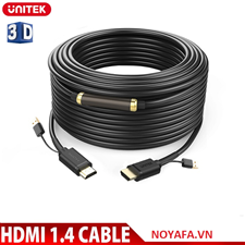 Dây, Cáp HDMI (60m) Unitek Y-C 175 (Có chip khuếch đại) cao cấp
