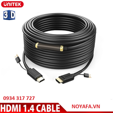 Dây, Cáp HDMI (70m) Unitek Y-C 176 (Có chip khuếch đại) cao cấp