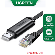 Dây, cáp Lập Trình Console USB To RJ45 FTDI Ugreen 50773 dài 1,5m cao cấp