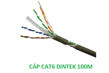 Dây, Cáp mạng DINTEK CAT.6 UTP 100m (1101-04005CH)
