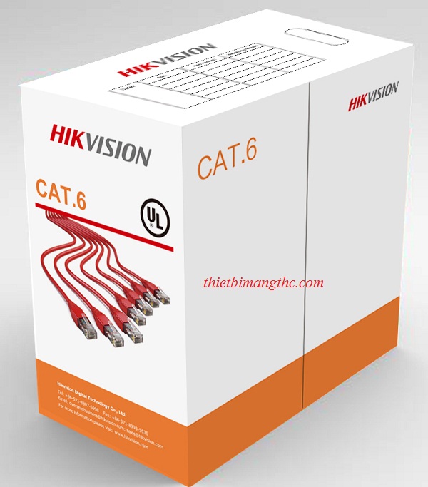 Dây Cáp mạng  HIKVISION CAT6 UTP DS-1LN6-UU