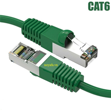Dây nhảy patch cord cat6A dài 15M sinoamigo ( xanh lá)