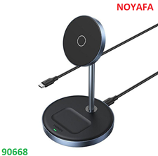 Đế sạc không dây đôi UGREEN 90668 2 in 1 cho iPhone và AirPods
