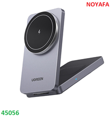 Đế sạc không dây từ tính 2 trong 1 UGREEN 45056 Sạc iPhone & AirPods