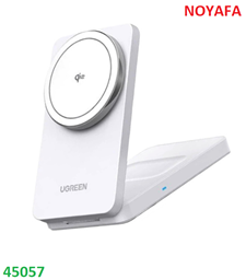 Đế sạc không dây từ tính 2 trong 1 UGREEN 45057  Sạc nhanh iPhone & AirPods