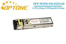 MODULE quang điện SFP OPTONE SFP-0220AD(0120BD) (1.25G,20KM,T1550/R1310)