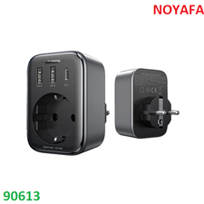 Ổ cắm mở rộng UGREEN 90613 EU 30W - 2 cổng USB-A, 1 cổng USB-C, sạc nhanh PD