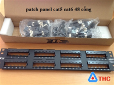 Patch Panel AMP 48 cổng cat6 nhân rời