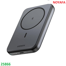 Pin sạc dự phòng không dây từ tính 15W UGREEN 25866 5000mAh  Màu xám Space Gray