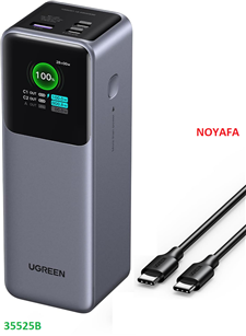 Pin sạc dự phòng UGREEN 35525B 25000mAh sạc nhanh 200W chính hãng