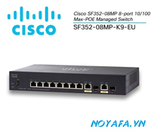 SF352-08MP-K9-EU (Cisco SF352-08MP 8-port 10/100 Max-POE Managed Switch)