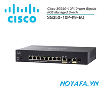 SG350-10P-K9-EU (Cisco SG350-10P 10-port Gigabit POE Managed Switch)