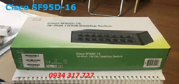 Switch chia mạng Cisco SF95D-16 tốc độ 10/100 Mbps