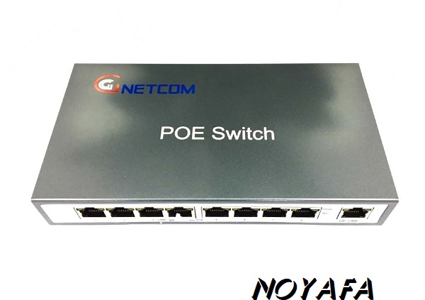 Switch POE 8 Cổng 10/100M GNETCOM HL-POE11008PS