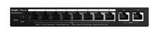 Switch RG-ES210GC-LP 10 cổng Gigabit, 8 cổng PoE/POE+ với 2 cổng RJ45,công suất PoE 70W,vỏ thép