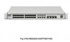 Switch RG-NBS3200-24GT4XS-P Gigabit lớp 2+ Quản lý PoE trên đám mây 24 cổng, 4 SFP+ chính hãng