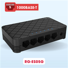 Thiết bị chuyển mạch 5 cổng 10/100/1000 BASE-T RUIJIE RG-ES05G chính hãng