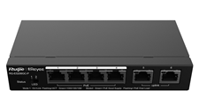 Thiết bị chuyển mạch RG-ES206GC-P, PoE được quản lý trên đám mây gigabit thông minh 6 cổng cao cấp