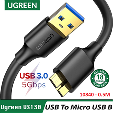 Ugreen 10840 Cáp USB 3.0 sang MICRO USB 3.0 dài 0.5M màu Đen