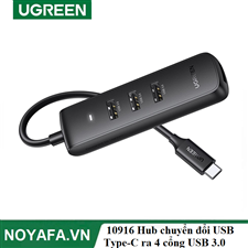 UGREEN 10916 Hub chuyển đổi USB Type-C ra 4 cổng USB 3.0